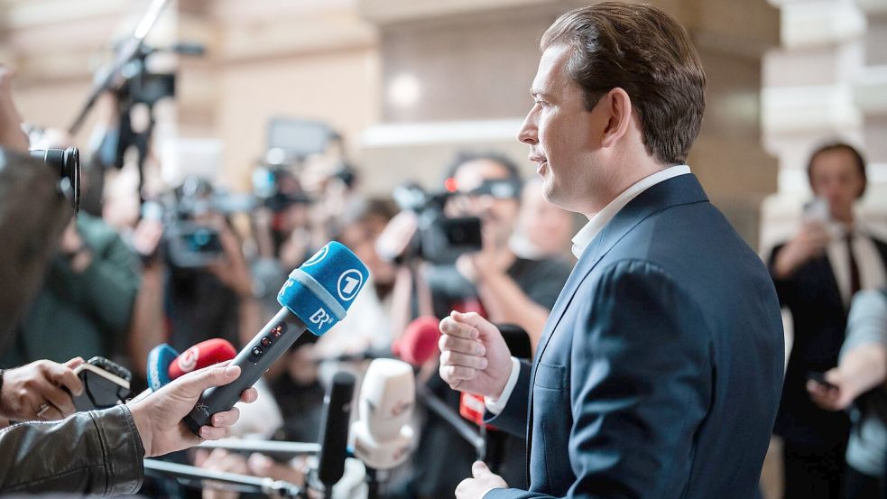 Österreichs Ex-Kanzler Sebastian Kurz ist vom Vorwurf der Falschaussage freigesprochen worden Foto: Georg Hochmuth/APA/dpa