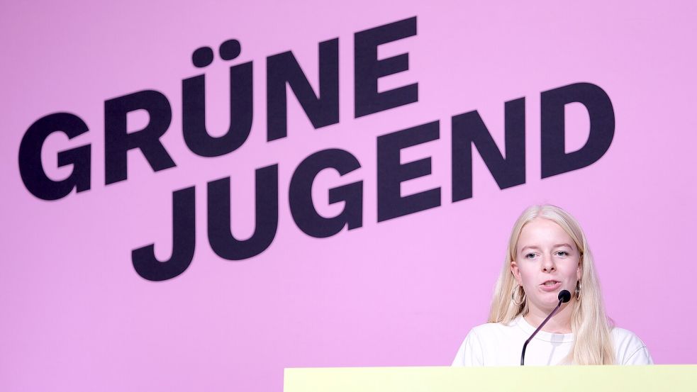 Eckt an: die Vorsitzend der Grünen Jugend, Jette Nietzard. Foto: dpa/Sebastian Willnow