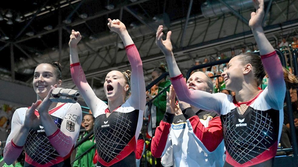 Der Moment, in dem der Coup feststand. Foto: Marijan Murat/dpa