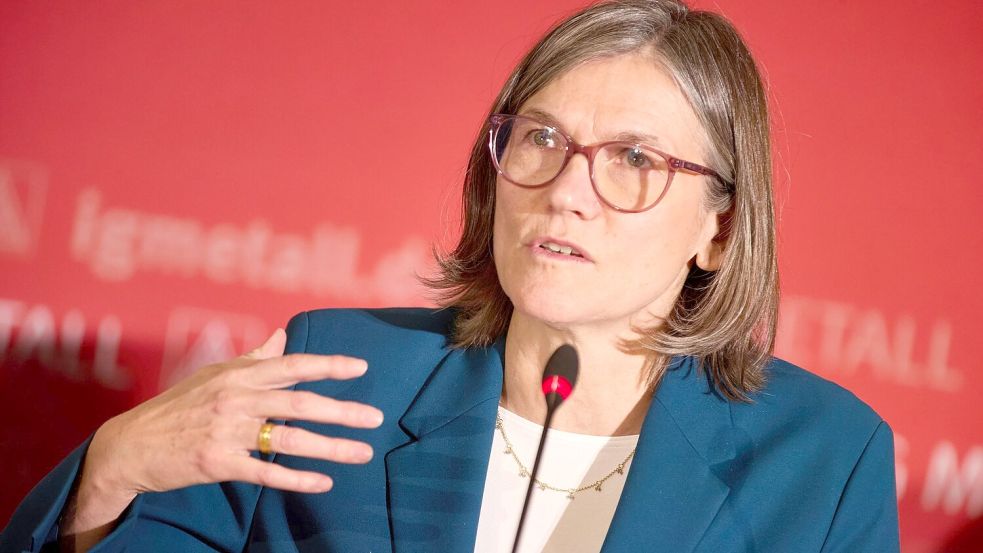 IG-Metall-Vorsitzende Christiane Benner Foto: Georg Wendt/dpa