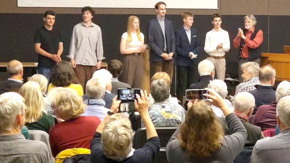 In einer Projektgruppe setzten sich Norder Gymnasiasten mit dem Leben und dem von Recha Freier auseinander. Foto: privat