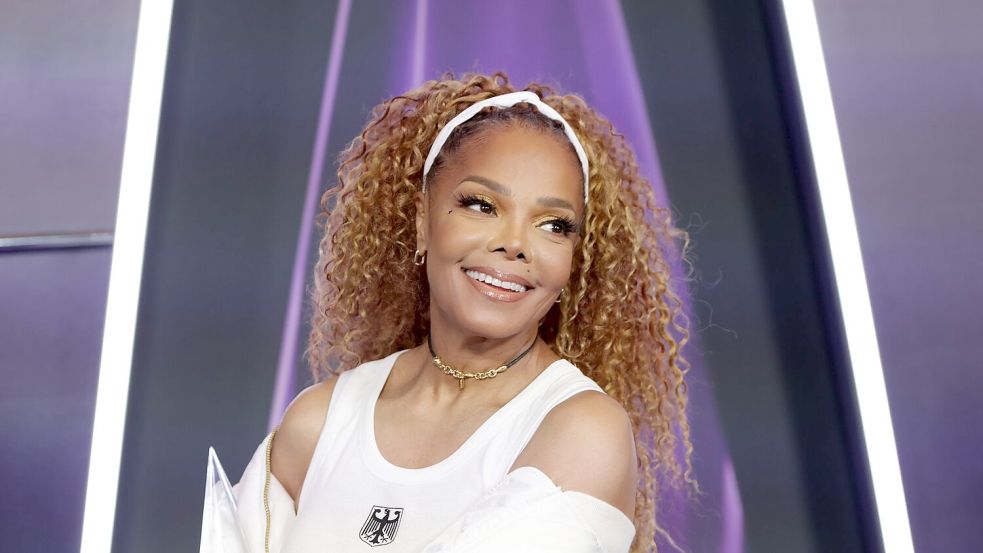 Janet Jackson trug den Bundesadler auf ihrem Top. Foto: Crash/imageSPACE via ZUMA Press Wire/dpa