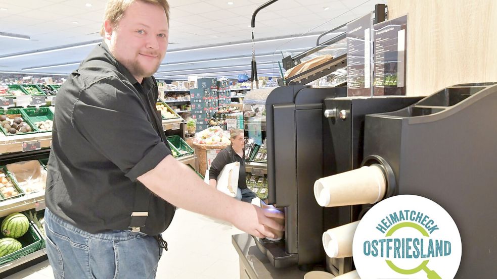 Matthias Meinen hatte den ehemaligen NP-Markt am 1. März 2024 als selbstständiger Kaufmann übernommen. Foto: Klaus Ortgies
