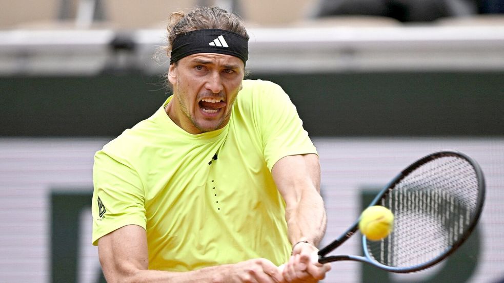 Alexander Zverev hatte zum Auftakt der French Open keine Mühe. Foto: Julien De Rosa/AFP/dpa