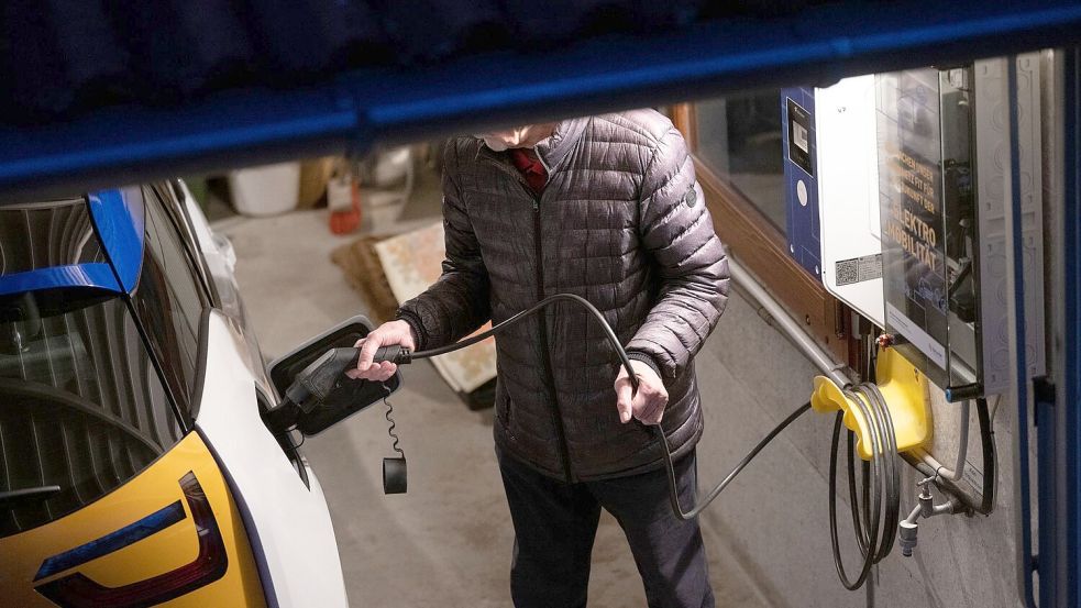 Über die gesamte Nutzungsdauer sind E-Autos laut Fraunhofer-Institut oft besser für den Geldbeutel. (Symbolbild) Foto: Marijan Murat/dpa/dpa-tmn