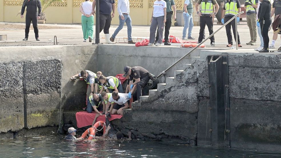 Die beiden jüngsten Opfer des Bootsunglücks waren erst fünf Jahre alt. Foto: Europa Press Canarias/EUROPA PRESS/dpa