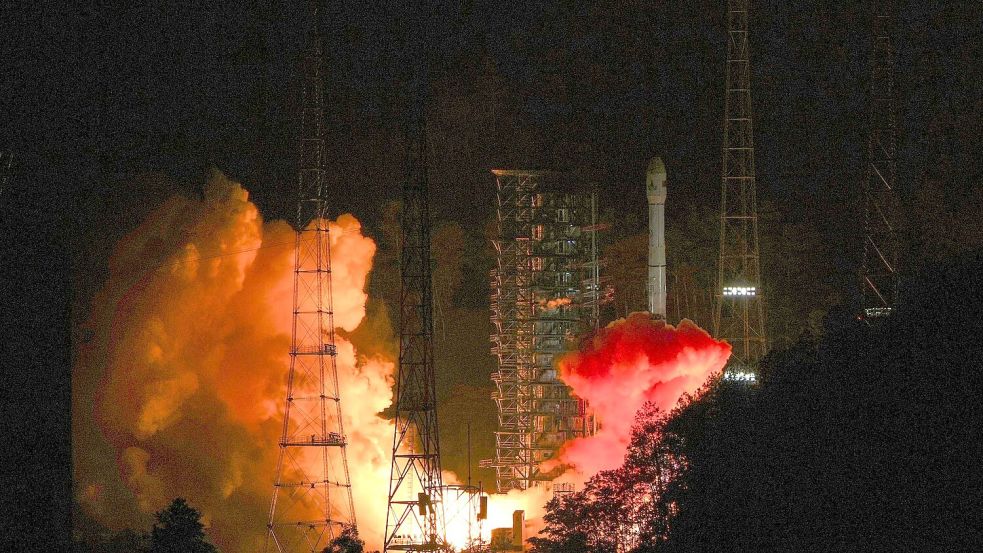 China will die Sonde nach ihrem Einsatz an einem Asteroiden zu weiteren Zielen schicken. Foto: Ren Pengfei/XinHua/dpa