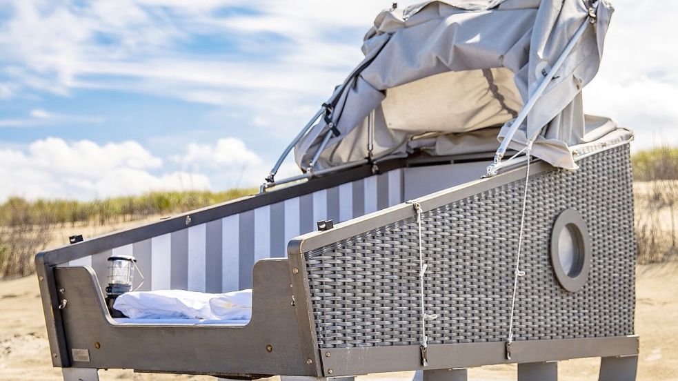 Rücksicht gefragt: Die Nutzung der Schlafstrandkörbe erfolgt im Einklang mit dem Naturschutz – zum Schutz der sensiblen Tierwelt. Foto: norderney.de