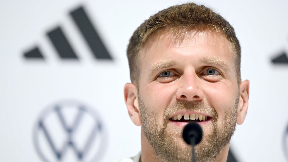 Niclas Füllkrug ist froh, wieder bei der Nationalmannschaft zu sein. Foto: Federico Gambarini/dpa