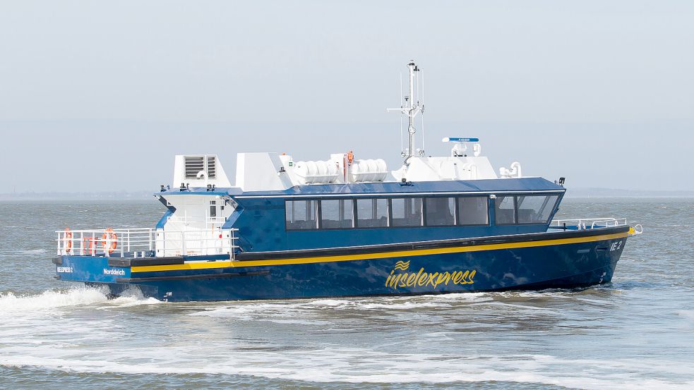 Ab dem 1. Juni verkehrt der „Inselexpress 2“ täglich zwischen Norddeich und Juist. Foto: Lina Keizer
