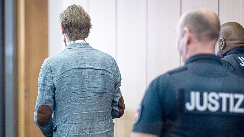 Der Verdächtige Christian B. sitzt derzeit wegen eines anderen Falls eine Haftstrafe in Deutschland ab. (Archivbild) Foto: Moritz Frankenberg/dpa Pool/dpa