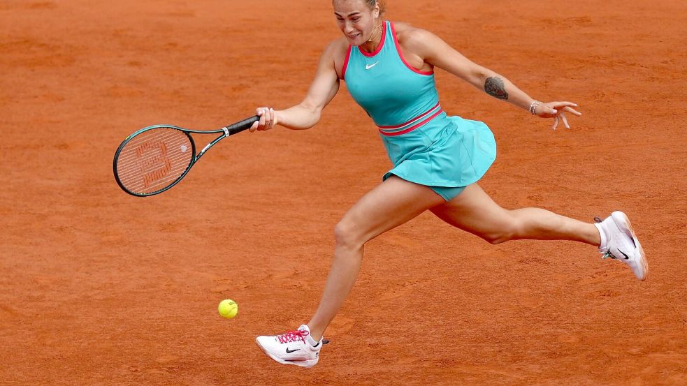 Aryna Sabalenka steht bei den French Open im Halbfinale. Foto: Aurelien Morissard/AP/dpa