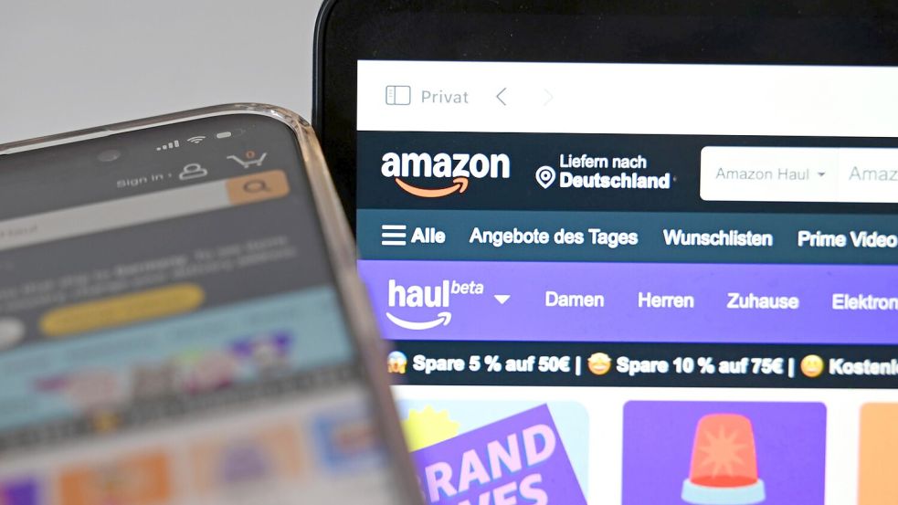 Amazon lockt Kunden mit Extra-Rabatten. Foto: Elisa Schu/dpa