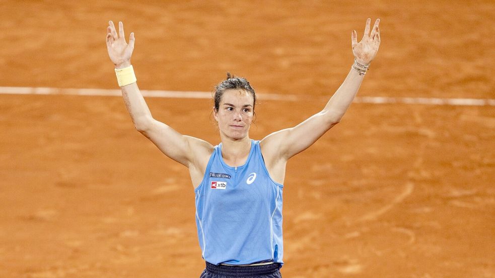 Kaum zu fassen: Lois Boisson steht bei den French Open im Halbfinale. Foto: Jon Buckle/PA Wire/dpa
