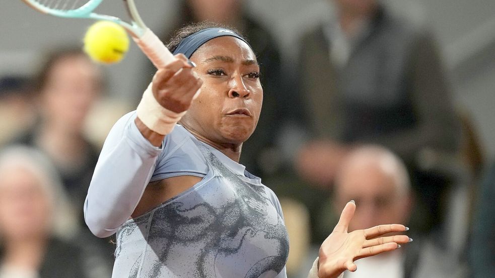Coco Gauff steht bei den French Open im Halbfinale. Foto: Christophe Ena/AP/dpa