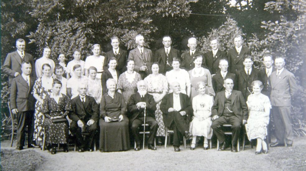 Ein Bild aus früheren Zeiten: Die Herlyns bei ihrem ersten Familentreffen 1935. Foto: privat