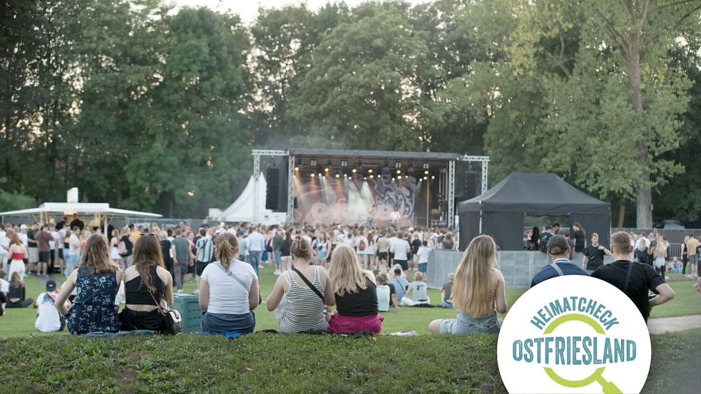 Im Stadtpark, der für die Landesgartenschau neu gestaltet wurde, gibt es auch Konzerte. Foto: Heiner Lohmann