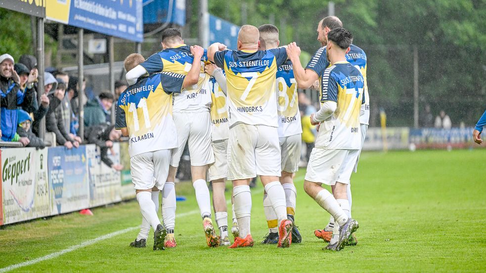 Bei SuS Steenfelde ist auf und neben dem Platz immer eine Menge los. Foto: Andre van Elten