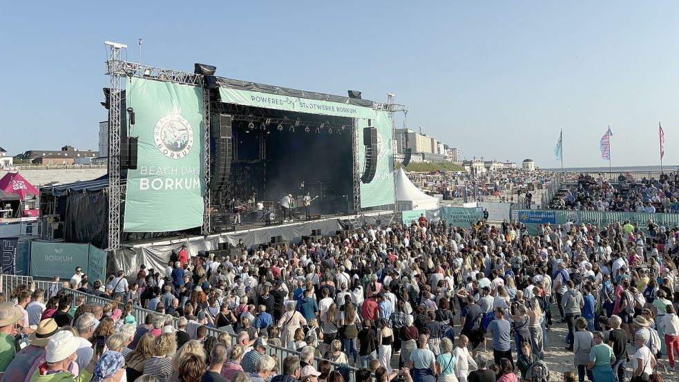 Die Beachdays auf Borkum sind beliebt. Foto: Archiv