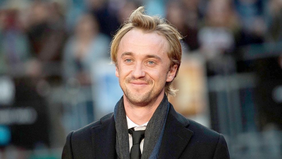 Als Draco mit platinblondem Haar - privat auch ohne Foto: Will Oliver/EPA/dpa