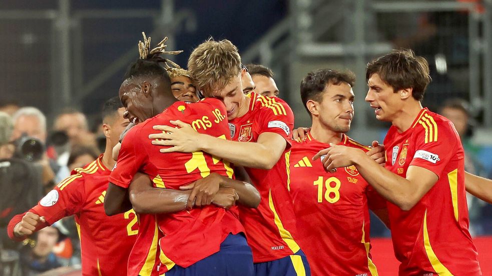 Spanien steht im Finale der Nations League. Foto: Christian Charisius/dpa