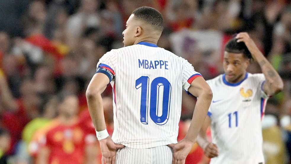 Mehr als einer der beiden Ehrentreffer war Kylian Mbappé nicht vergönnt. Foto: Marijan Murat/dpa