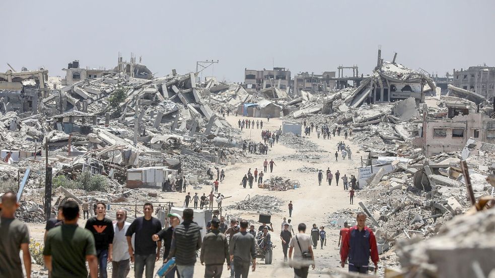 Experten warnten schon früh vor anarchischen Verhältnissen in Gaza. (Archivbild) Foto: Rizek Abdeljawad/XinHua/dpa