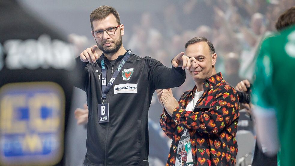 Jaron Siewert ist HBL-Trainer des Jahres. Foto: Andreas Gora/dpa