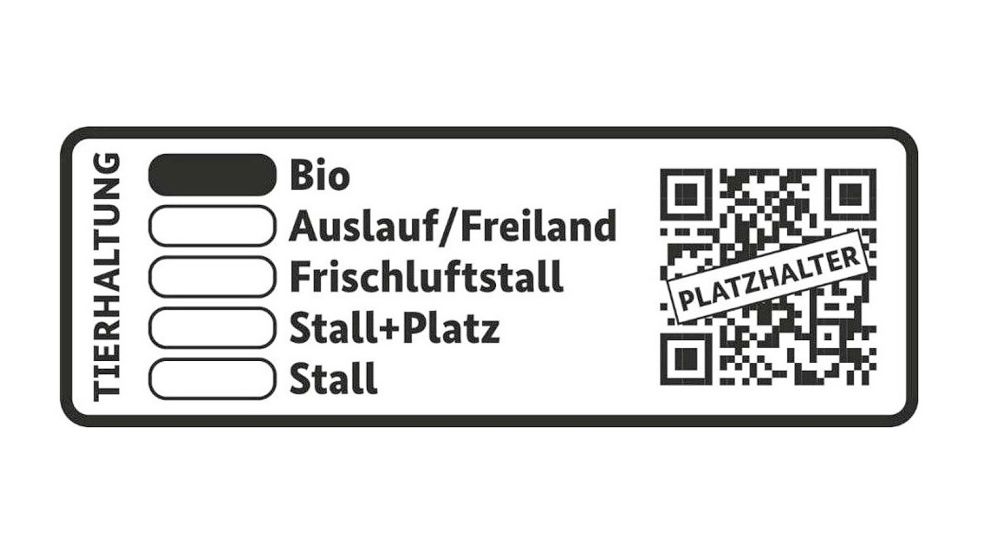 Das staatliche Logo soll zusätzliche Klarheit beim Fleischkauf bringen. (Archivbild) Foto: -/Bundesministerium für Ernährung und Landwirtschaft (BMEL)/dpa