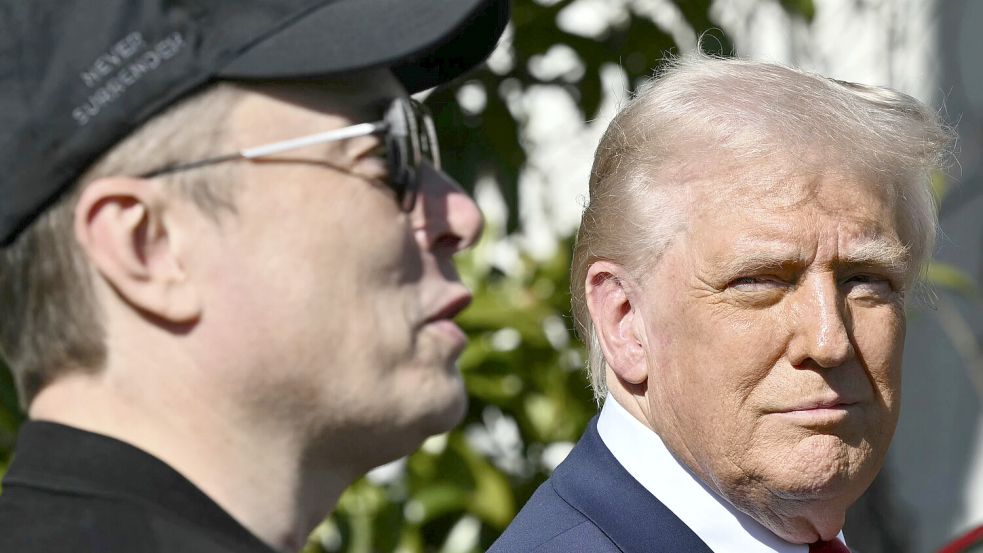 Der mächtigste Mann der Welt streitet mit dem reichsten Mann der Welt. Foto: dpa/AP