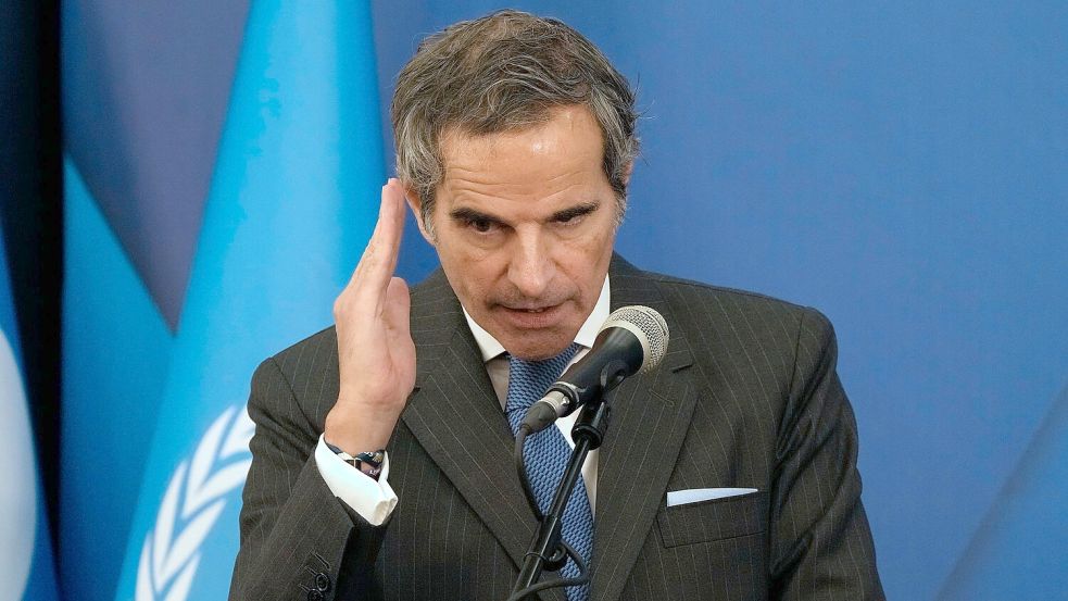 IAEA-Chef Grossi: Iranische Atomanlagen würden eine „sehr, sehr zerstörerische Kraft erfordern, um sie zu beschädigen“ . (Archivbild) Foto: Vahid Salemi/AP/dpa