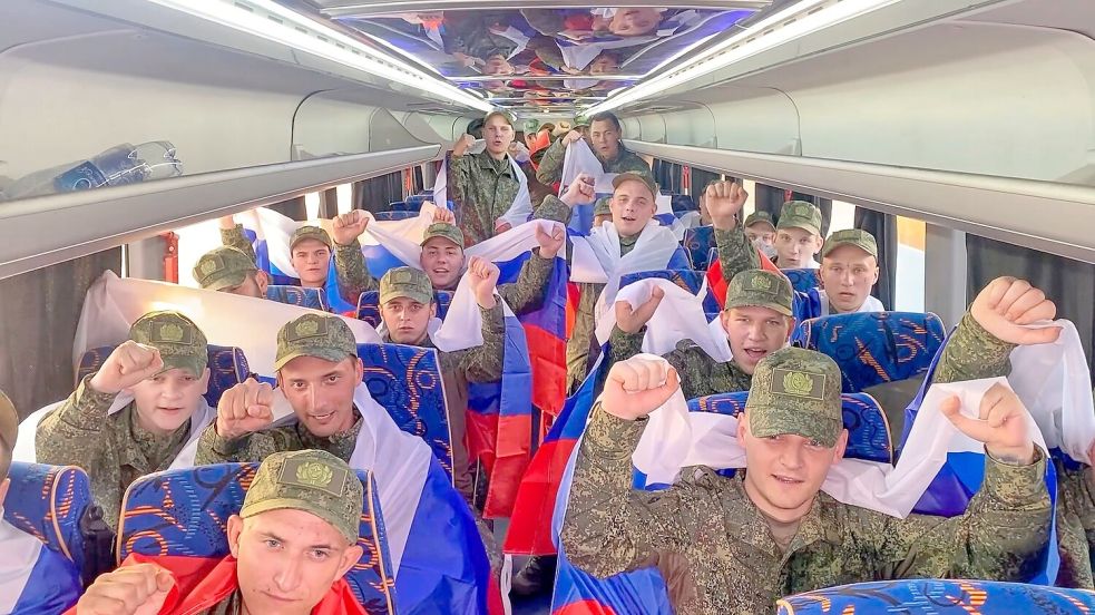 Russland und die Ukraine haben erneut Gefangene ausgetauscht. Foto: -/Russian Defense Ministry Press Service/AP/dpa
