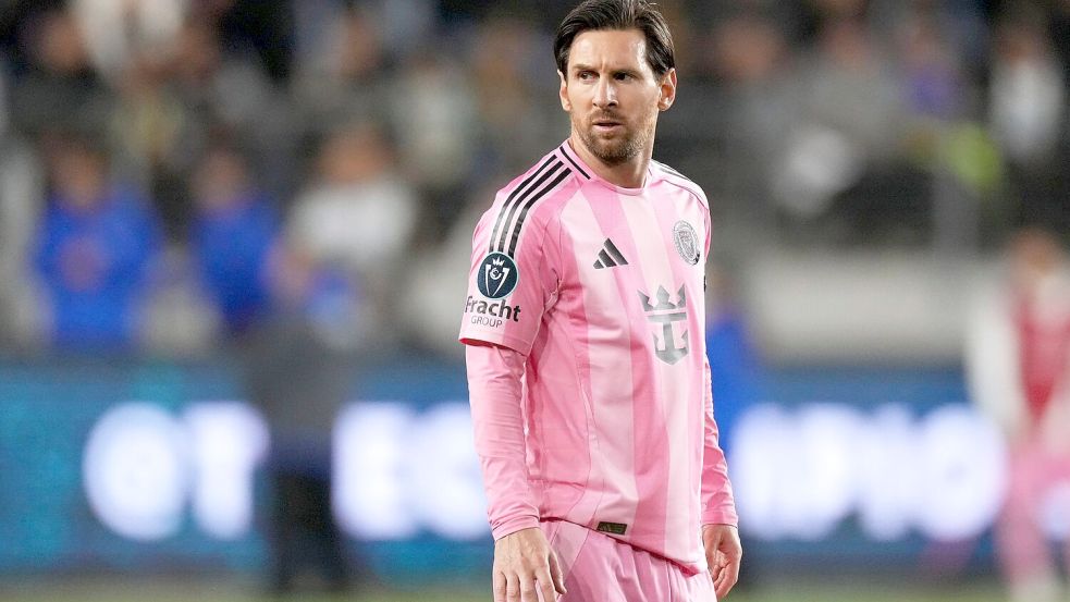 Lionel Messi bestreitet mit Inter Miami das Auftaktspiel. Foto: Mark J. Terrill/AP/dpa