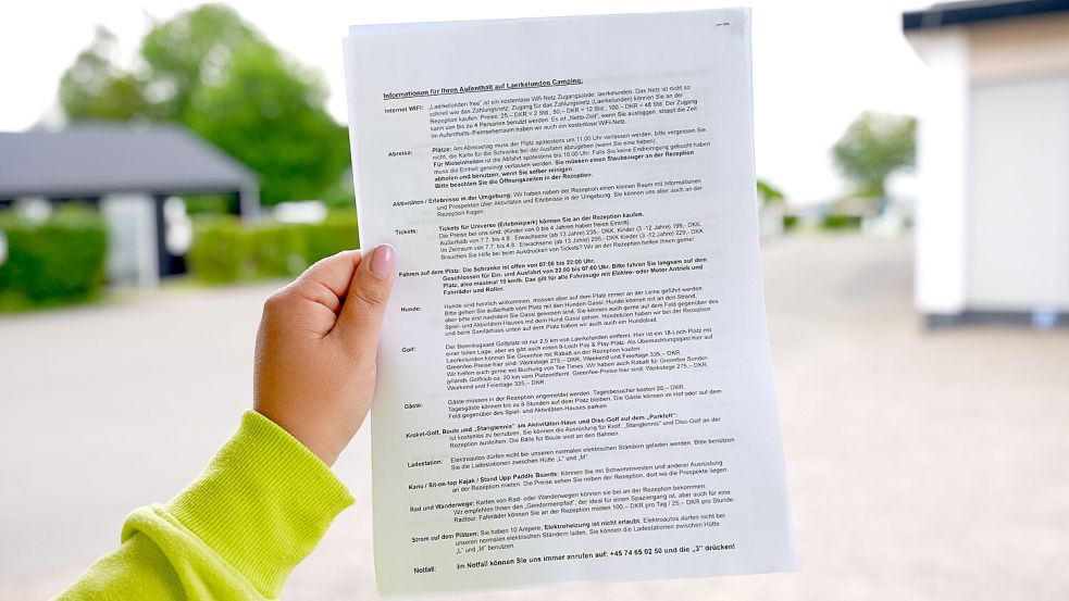 Egal wie man sie nennt – Hausordnung, Regelkatalog oder allgemeine Informationen – viele Campingplätze haben offizielle Regeln. Aber nicht alle stehen auf dieser Liste. Foto: Victoria Lippmann