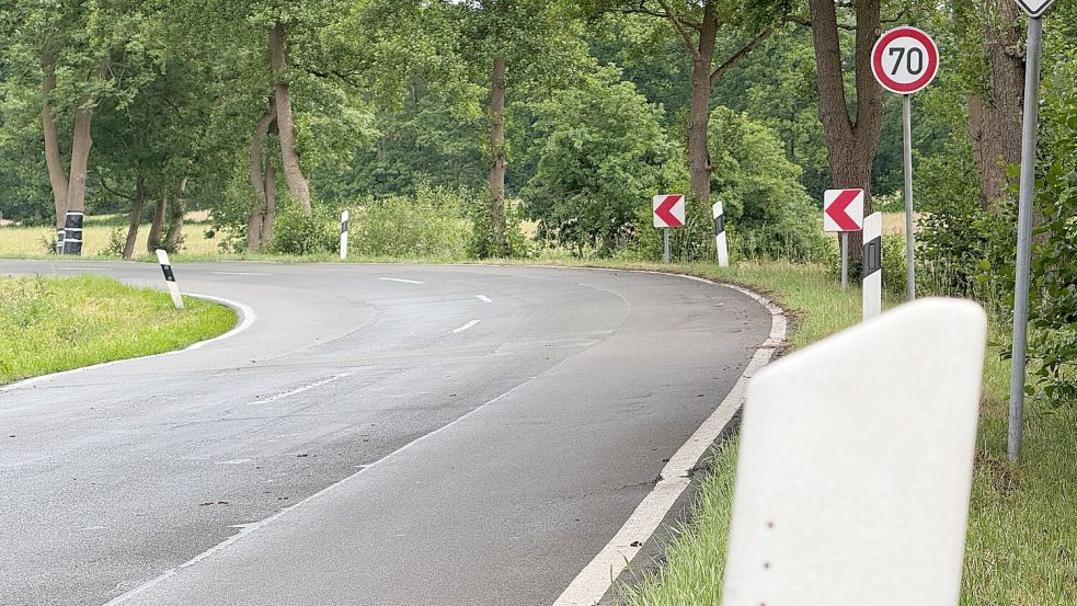 An dieser Stelle an der Langholter Straße hat der Landkreis den Verkehr gezählt. Foto: Dirk Hellmers