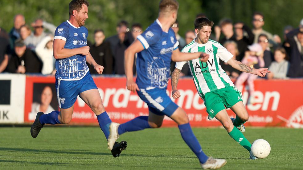 Concordia Suurhusen hat am Mittwochabend den Aufstieg in die Fußball-Ostfrieslandliga geschafft. Foto: Jens Doden, Emden