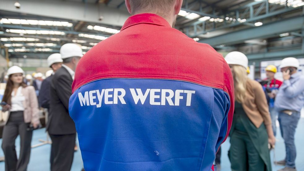 Die Meyer Werft in Papenburg ist 2024 in eine schwere Krise geraten. Foto: Lars Schröer