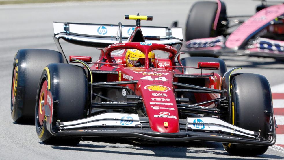 Auf der Strecke passt es im Ferrari noch zu selten. Foto: Joan Monfort/AP/dpa