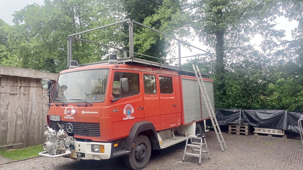 Rückt aus, wenn Partyalarm herrscht: Dann gibt’s keinen Martinshorn-Alarm, aber mit mehr als 10.000 Watt Sound ordentlich Stimmung. Foto: privat