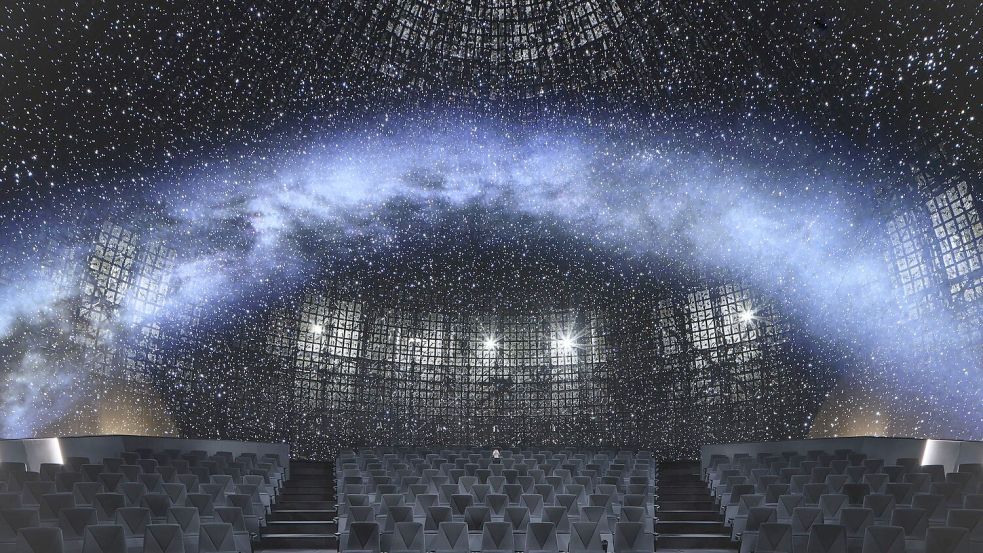 Das Planetarium in Prag nutzt selbstleuchtende Lichtquellen anstatt Projektoren. Foto: Fotostudio Boysplaynice/Planetarium Prag/dpa