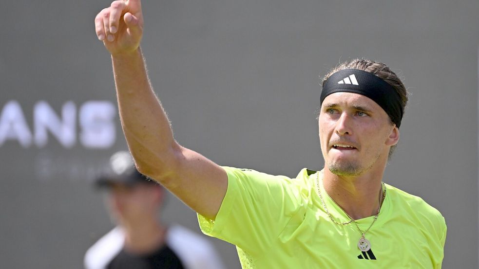Alexander Zverev kann in Stuttgart seinen 25. Titel gewinnen. Foto: Marijan Murat/dpa