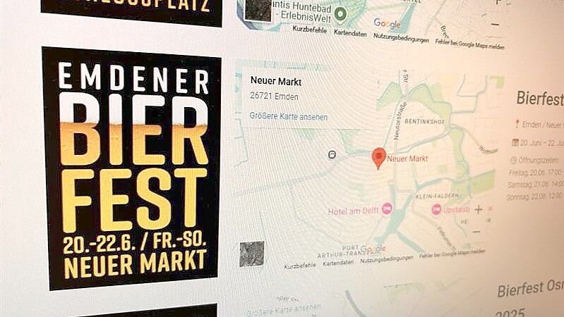 Das Plakat mit der falschen Bezeichnung wurde an rund 200 Stellen in der Stadt und im Umland aufgehängt. Foto: Stephanie Tomé