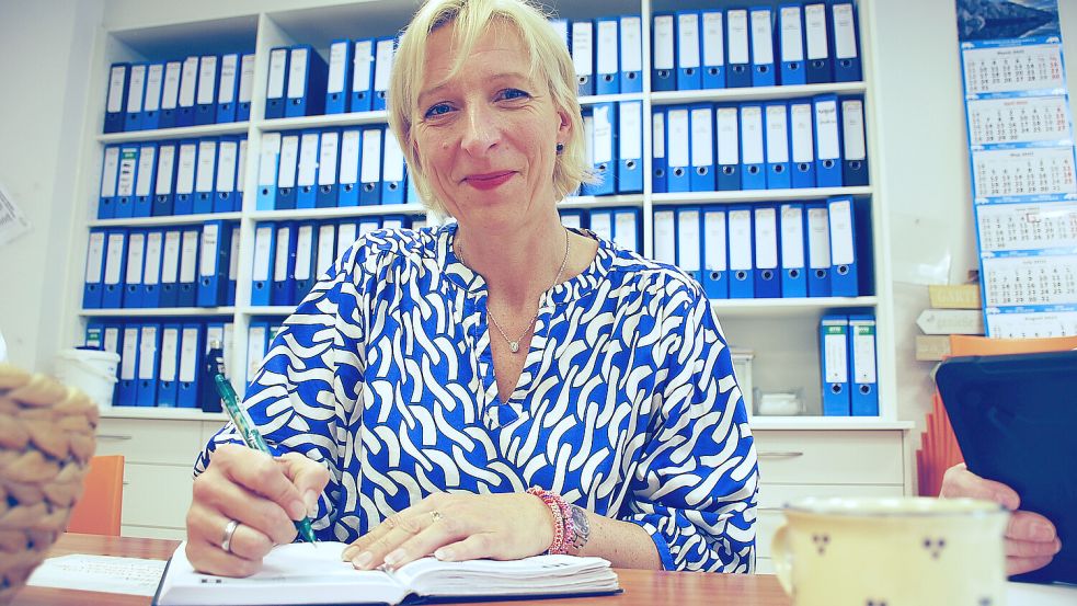 Ricarda Hasch ist Diplom-Pflegewirtin und Leiterin eines Seniorenpflegeheims für Menschen mit Demenz. Foto: Finja Jaquet