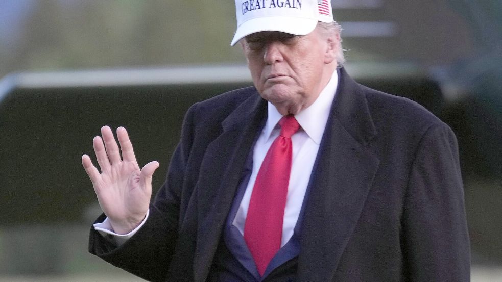Keine Lust auf G7-Gipfel? Donald Trump bei der Ankunft im kanadischen Kananaskis. Foto: IMAGO/Adrian Wyld
