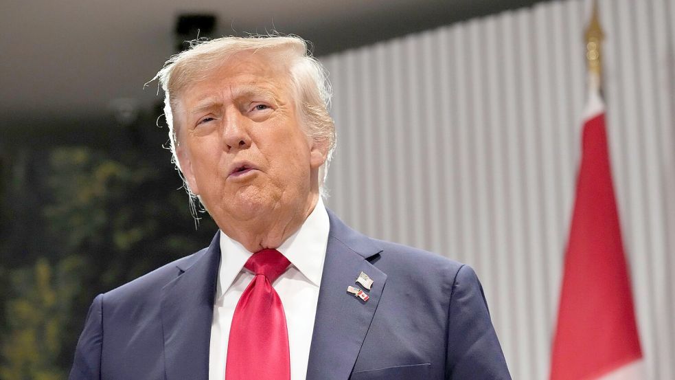 Im Iran-Israel-Konflikt sieht Donald Trump auf der Seite Teherans Bereitschaft zu Gesprächen. Foto: Mark Schiefelbein/AP/dpa