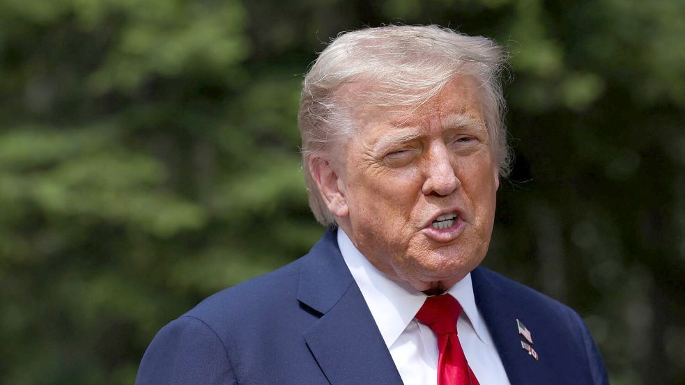 Donald Trump hat eine Schlüsselrolle für den Krieg zwischen Israel und dem Iran. Foto: Suzanne Plunkett/PA Wire/dpa