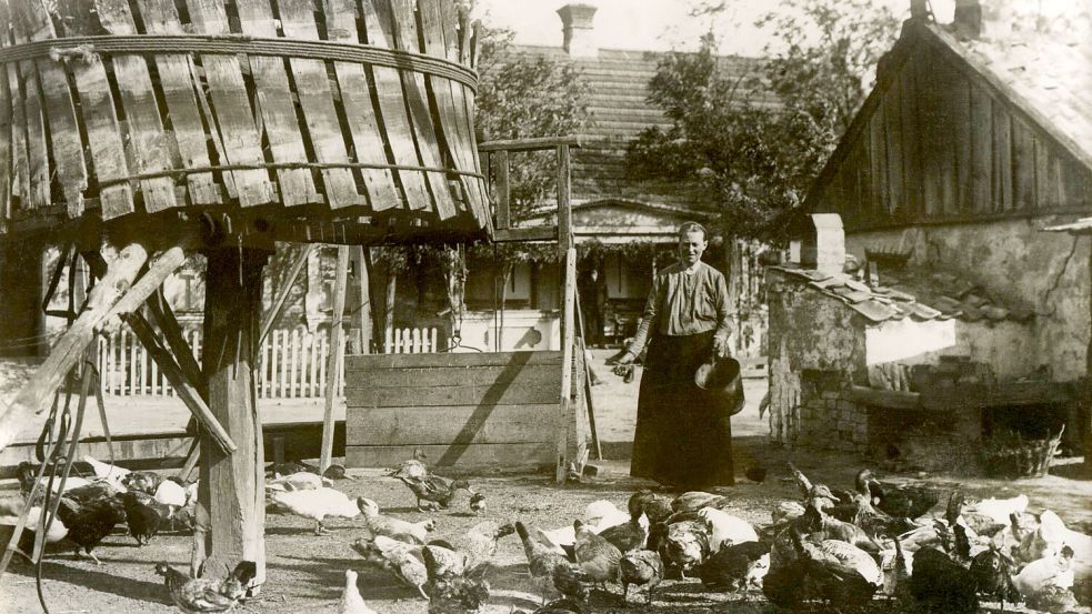 Ein deutsches Dorf an der Wolga in der ersten Hälfte des 20. Jahrhunderts. Foto: imago images/Everett Collection