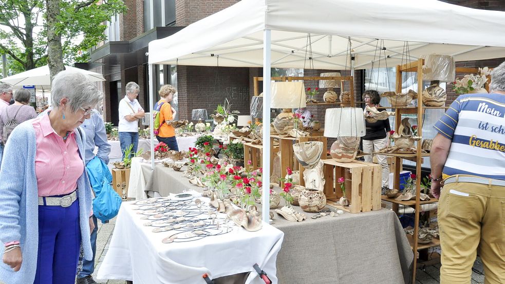 Der Töpfermarkt gehört zu den Höhepunkten im Leeraner Veranstaltungskalender.