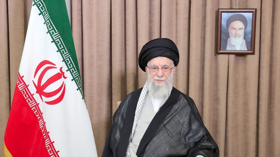 Irans oberster Führer Chamenei droht Israel. Foto: Uncredited/Office of the Iranian Supreme Leader/dpa