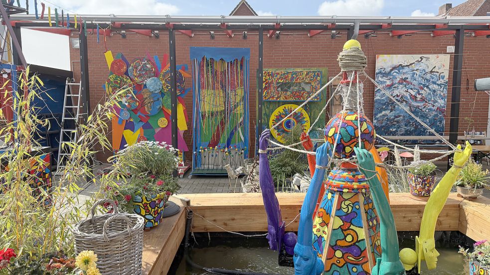 Kunstobjekte faszinierender Vielfalt erwarten die Besucher. Foto: Atelier Helmut Müller, Emden